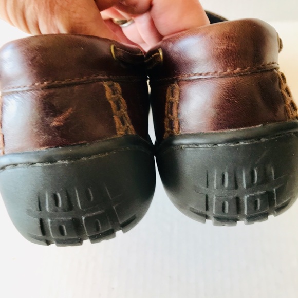 Bass Brown Loafer Leather Slip On W/tassels - Picture 4 of 6